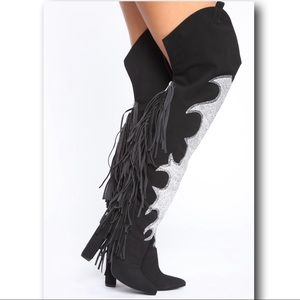 SEXY over-the-knee party COWBOY boots 🏇🏽💃